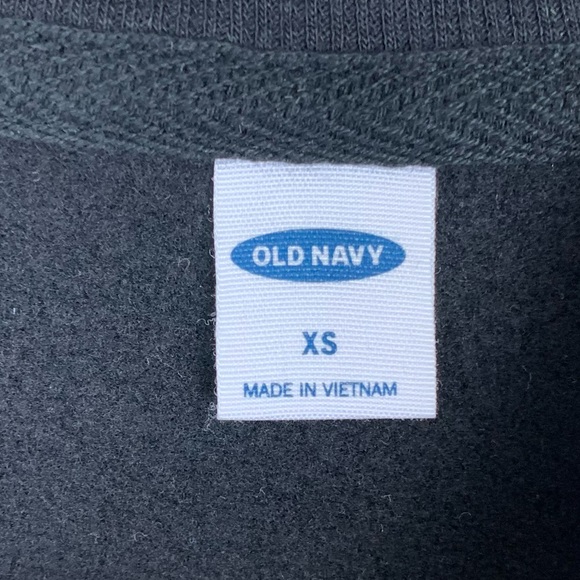 Old Navy Leopard Mock Neck Side Zip Sweatshirt - Picture 5 of 8